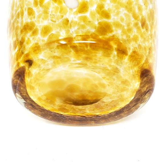 Venini Yellow and White Murano Glass Ice Bucket